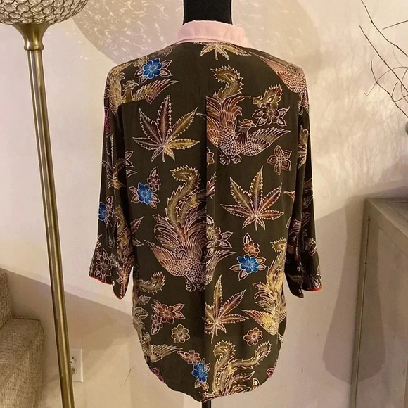 Sandro Paris silk blouse size 3 - Picture 8 of 11